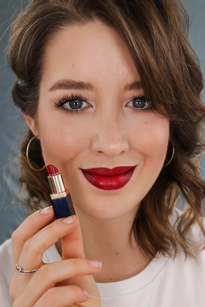 roter Lippenstift Make-up Looks
