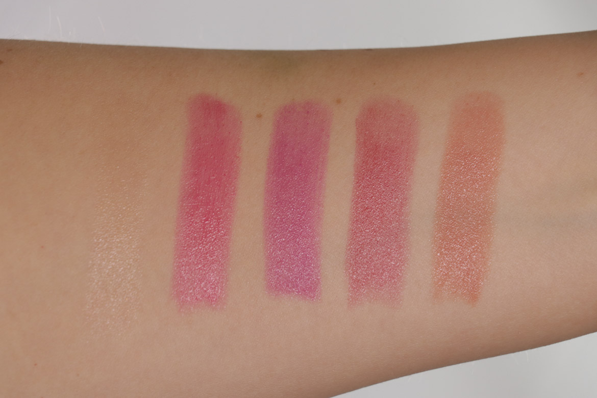 Rouge Bunny Rouge Enchanting Blooms Tinted Luxe Balm Swatches
