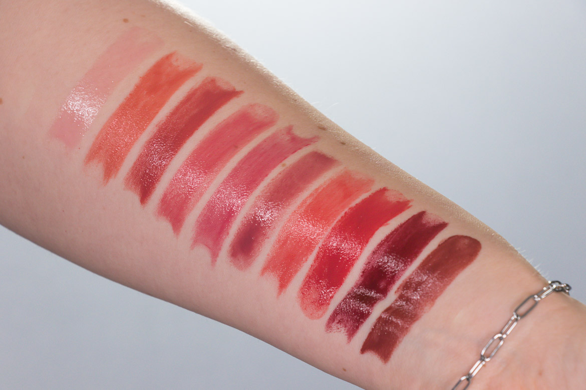 Charlotte Tilbury Hyaluronic Happikiss Swatches