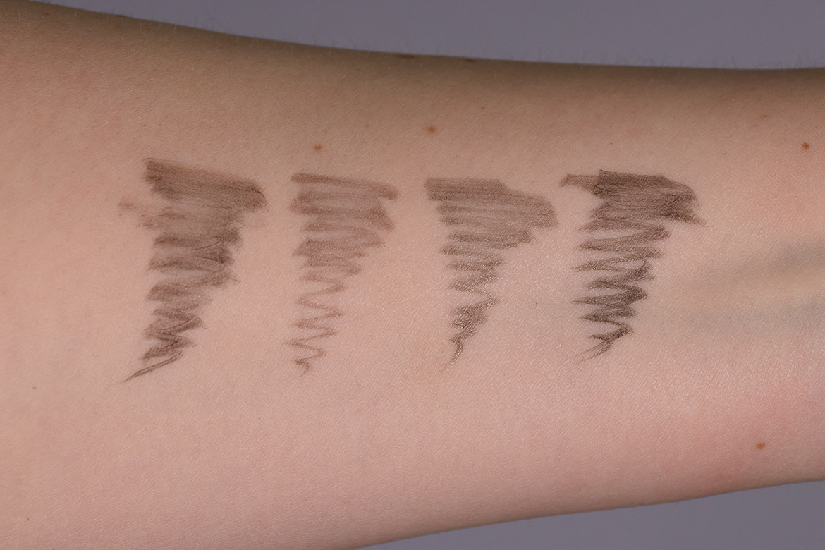 NYX Professional Makeup Lift & Snatch Brow Tint Pen Swatches