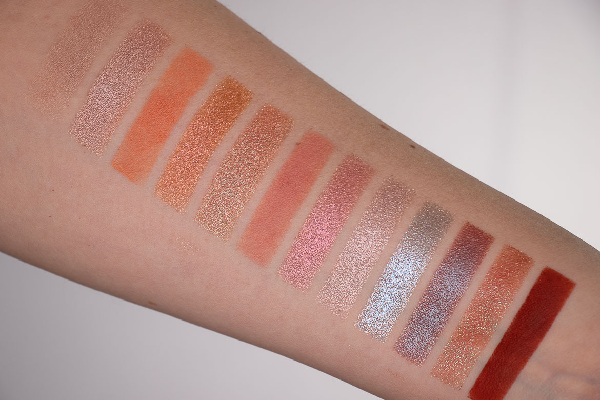 Urban Decay Naked Cyber Palette Swatches