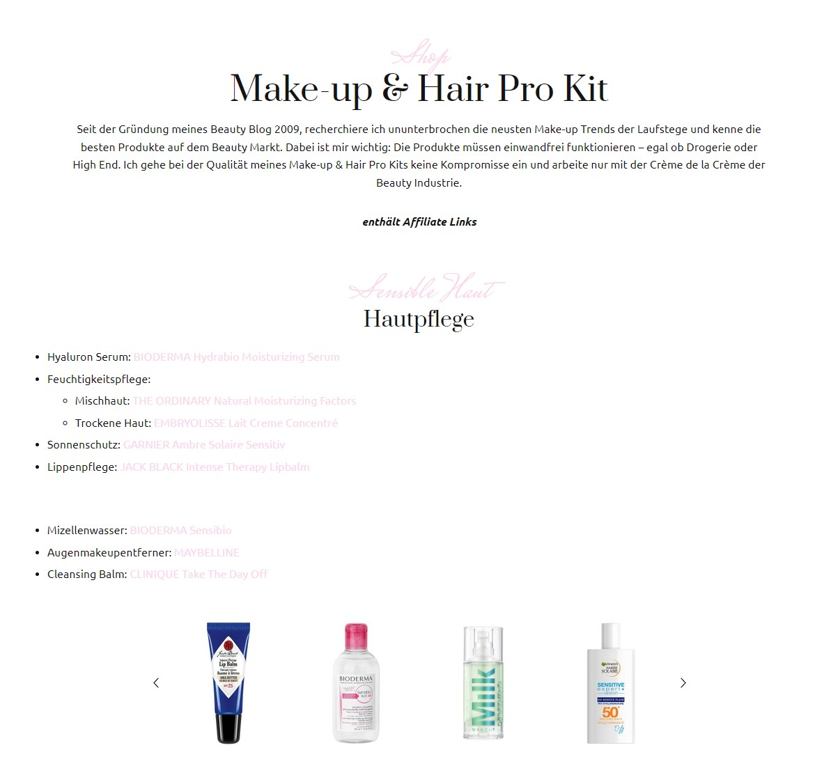 Make-up & Hair Artist Shop Kit